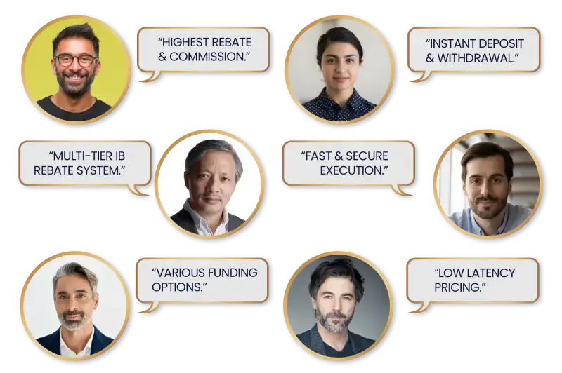 Global client network of traders connected through GTCFX